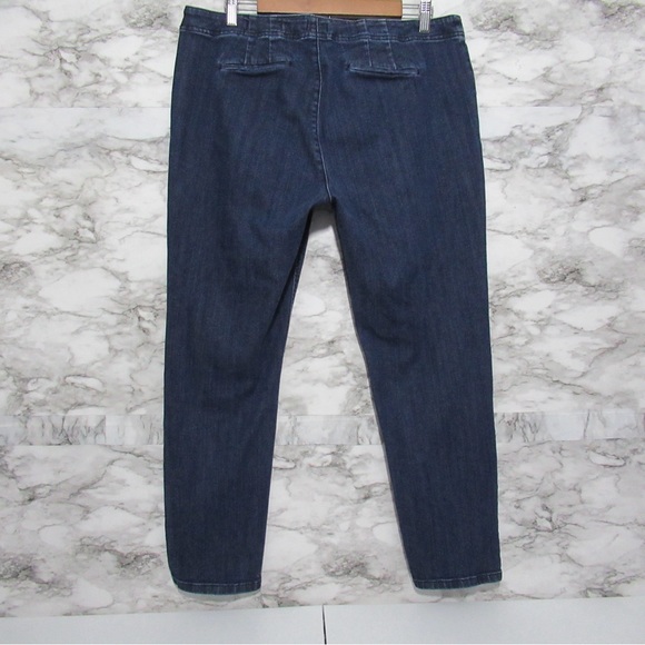 J. Jill Authentic Fit Front Slit Ankle Denim Jeans Size 14 - Picture 4 of 12